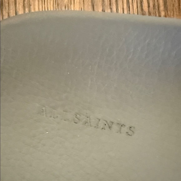 ALL SAINTS Suede Slide Sandals - Picture 6 of 6